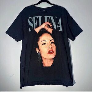 Selena Graphic Black T-Shirt